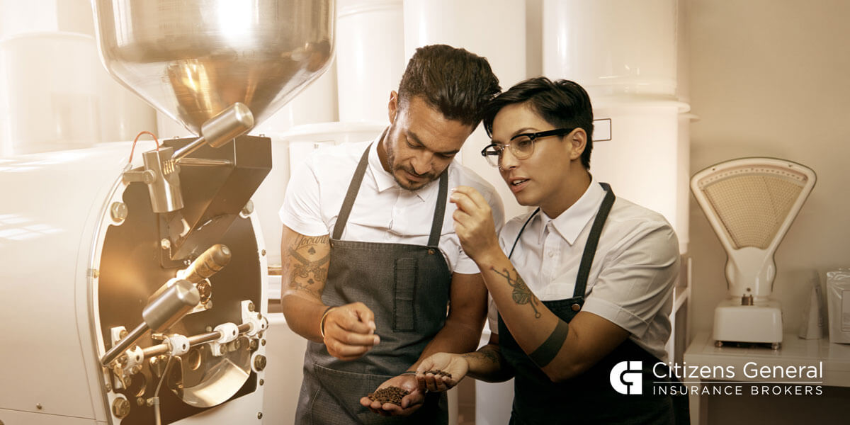 Hipsters Evaluating Coffee Beans